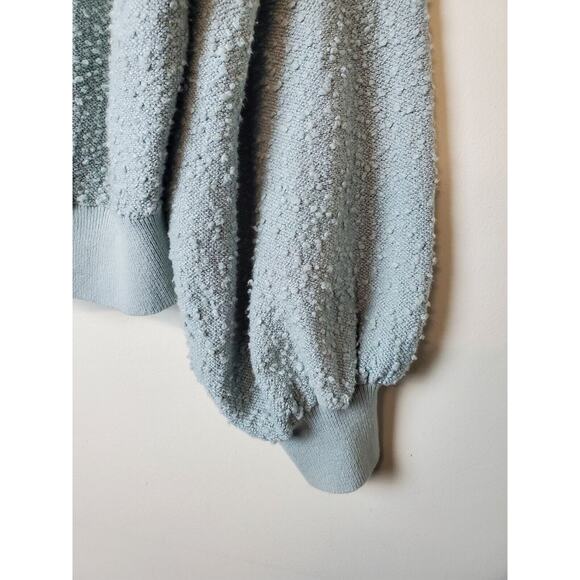 Free People Small Top Boucle My Friend Balloon Sleeve Oversized Pullover - Picture 5 of 11